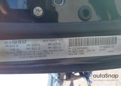 2017 Dodge Challenger Sxt Plus z USA, uszkodzony, nr VIN 2C3CDZAG7HH656516